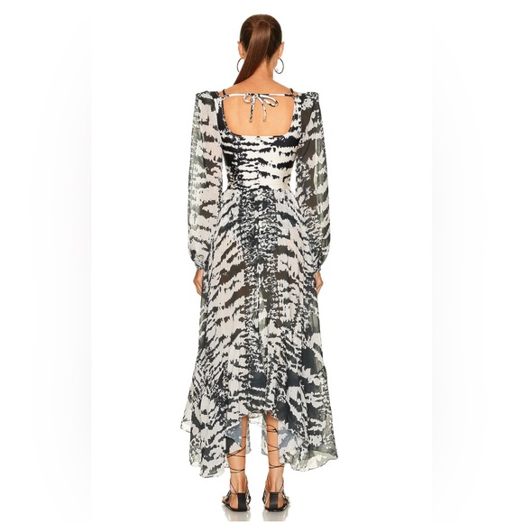 Patbo + Alessandra Ambrosio Cutout Zebra-Print Stretch Dress XS - NWT - Picture 2 of 3